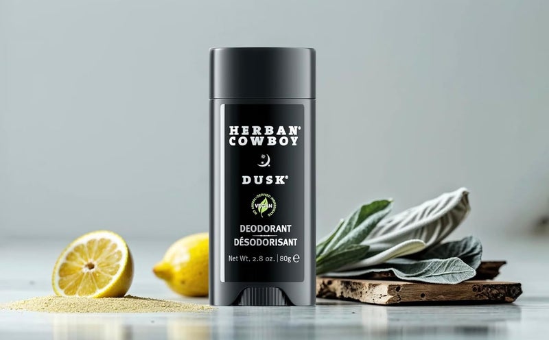 Herban Cowboy Dusk Vegan Deodorant Stick - 2.8oz (80g) - Aluminum Free - Image 2